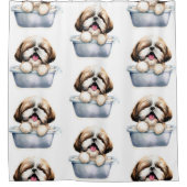 Shih Tzu Dog Douchegordijn (Voorkant)