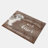 Shih tzu .Dog gepersonaliseerde deurmat (Schuin)