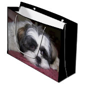 Shih Tzu Dog Groot Cadeauzakje (Voorkant Gekanteld)