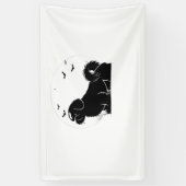 Shih Tzu Dog - Halloween Moon Silhouette Classic T Spandoek (Verticaal)