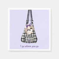 Shih Tzu Dog in een zakbeschrijving