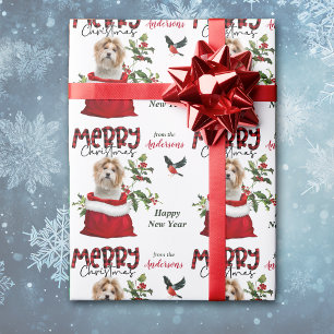 Shih Tzu Dog in kerstcadeau Cadeaupapier