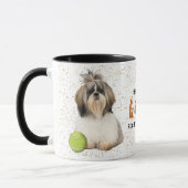 Shih-Tzu Dog Kisses Réparez tout Mug (Gauche)