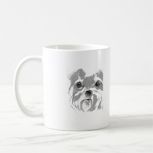 Shih Tzu Dog Koffiemok (Links)