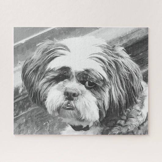 SHIH TZU DOG LEGPUZZEL (Horizontaal)