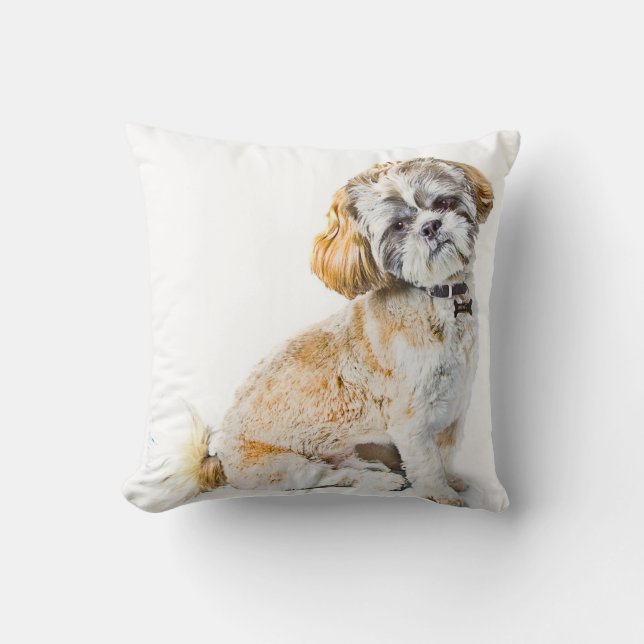 Shih Tzu Dog Pillow/Cushion Kussen (Voorkant)