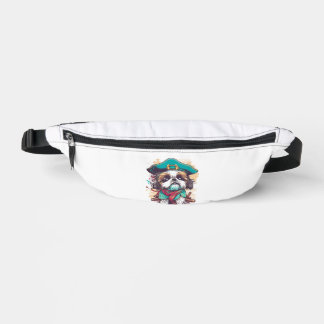 Shih Tzu Dog Pirate Heuptasje