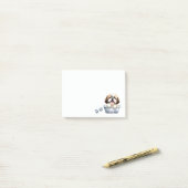 Shih Tzu Dog Post-it® Notes (Op bureau)