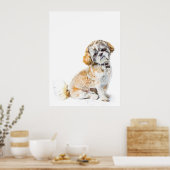 Shih Tzu Dog Poster/Print Poster (Keuken)