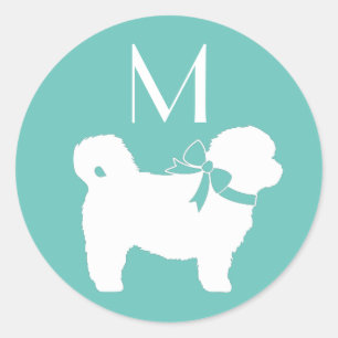 Shih Tzu Dog Puppy Teddy Bear Short Hair Ronde Sticker