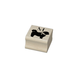 Shih Tzu Dog Puppy Teddy Bear Short Hair Rubberstempel
