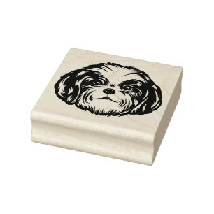 Shih Tzu Dog Rubberstempel