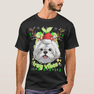 Shih Tzu Dog Santa Claus Pet Lelijke Kerst X-mas T-shirt