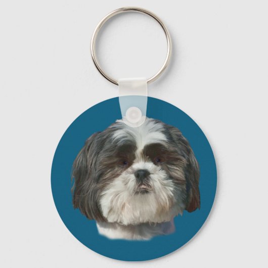 Shih Tzu Dog Sleutelhanger (Voorkant)