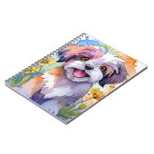 Shih Tzu Dog Spiral Notitieboek (Linkerzijde)