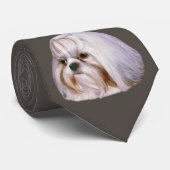 Shih Tzu Dog  stropdas (Opgerold)