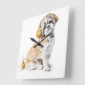 Shih Tzu Dog Wall klok (Hoek)