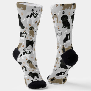 Shih Tzu Dogs Paws en Botten Socks Sokken