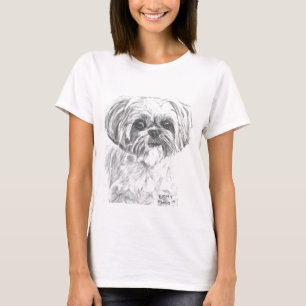 Shih Tzu Drawing T-shirt
