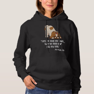 Shih Tzu eerst sturen we je hart je bed en zo Hoodie