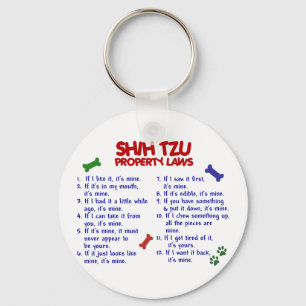 SHIH TZU Eigenschapwetten 2 Sleutelhanger
