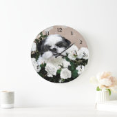 Shih Tzu en rozen Grote Klok (Huis)