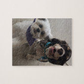Shih Tzu et puzzle de chien de cocker (Horizontal)