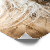 Shih tzu glanzende glimlach tekst past aan poster (Hoek)