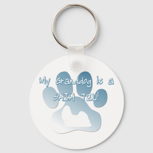 Shih Tzu Granddog Sleutelhanger (Voorkant)
