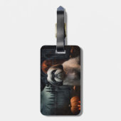 Shih Tzu Halloween eng Bagagelabel (Achterkant verticaal)