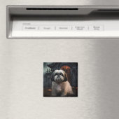 Shih Tzu Halloween eng Magneet (Insitu (Vaatwasser))
