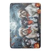 Shih Tzu Halloween Spooky Badmat (Voorkant Verticaal)