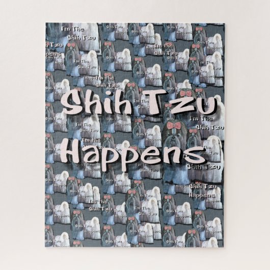 Shih Tzu Happens Jigzaag Puzzle Legpuzzel (Verticaal)