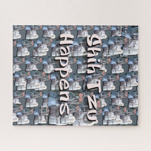 Shih Tzu Happens Jigzaag Puzzle Legpuzzel (Horizontaal)