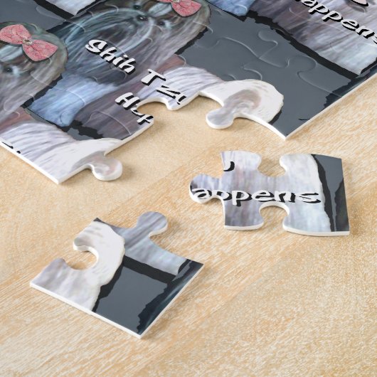 Shih Tzu Happens Jigzaag Puzzle Legpuzzel (Zijkant)
