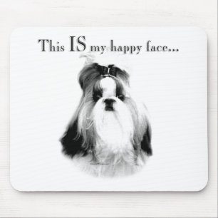 Shih Tzu Happy Face Muismat