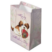 Shih Tzu Heart Mam Medium Cadeauzakje (Voorkant Gekanteld)
