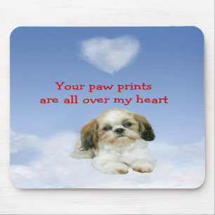 Shih Tzu Heart Mousepad Muismat