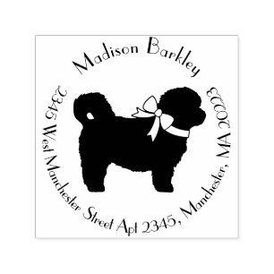 Shih Tzu-hond Puppige Teddybeer Korte Haren Zelfinktende Stempel