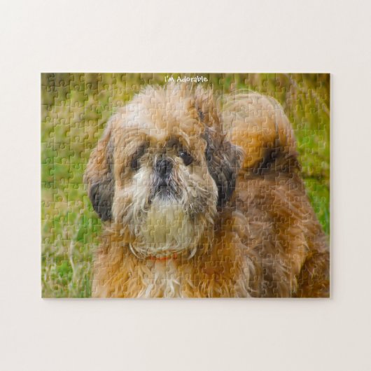 Shih Tzu Hond Puzzels. Legpuzzel (Horizontaal)