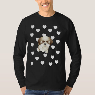 Shih Tzu Hond Thema Baby Geslacht Neutrale Kinderk T-shirt