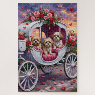Shih Tzu Hond Valentijnsdag Legpuzzel