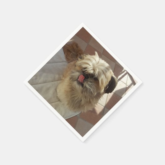 Shih Tzu hondenpapieren servetten (Hoek)