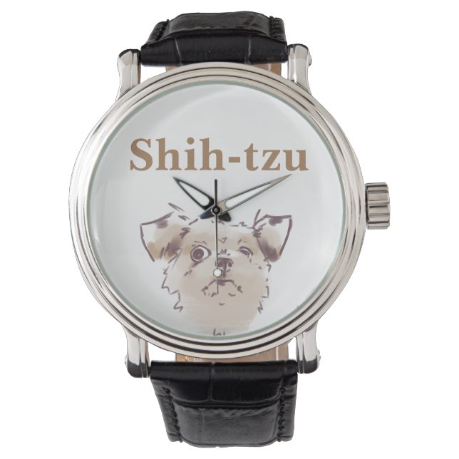 Shih-tzu Horloge (Voorkant)
