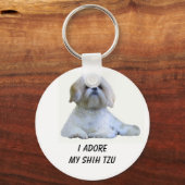 Shih Tzu I Adore Sleutelhanger (Voorkant)