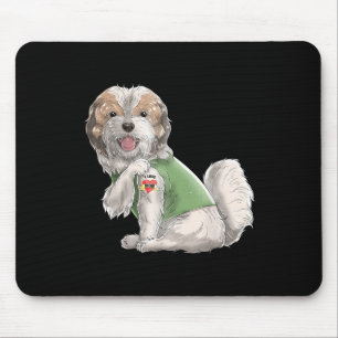 Shih Tzu Ik hou van Moeder Tattoo Hond Shirt Grapp Muismat