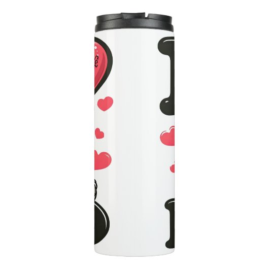 Shih Tzu: Ik hou van papa! Thermosbeker (Achterkant)