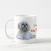 Shih Tzu j'adore la tasse (Gauche)