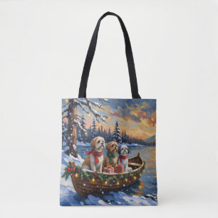 Shih Tzu Kerstboot Vakantie Draagtas