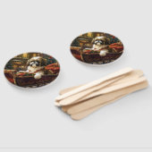 Shih Tzu Kerstfeest Seizoen Handwaaier (Niet-gemonteerd)